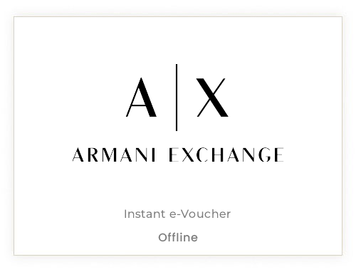 Armani Exchange Gift Voucher INR 1000