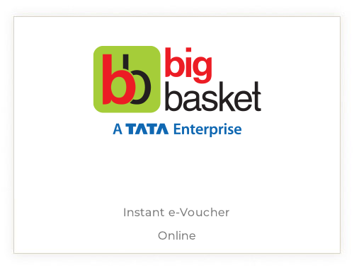 BigBasket Gift Voucher INR 500