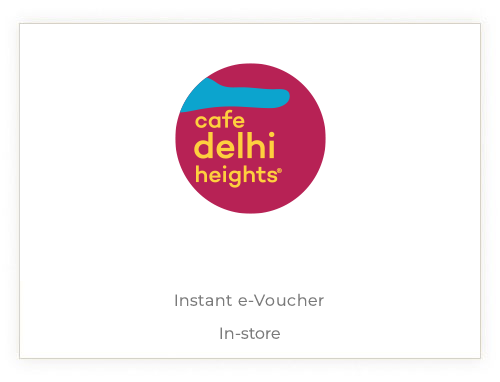 Cafe Delhi Heights Gift Voucher INR 1000