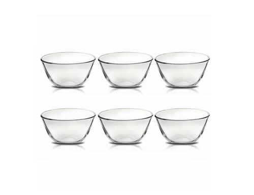SignoraWare 1231 Delicious Borosilicate Bowls (Set of 6) 220ml Each