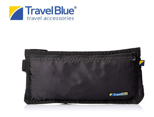 Travel Blue Black Security Money Belt