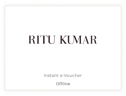 Ritu Kumar Gift Voucher INR 1000