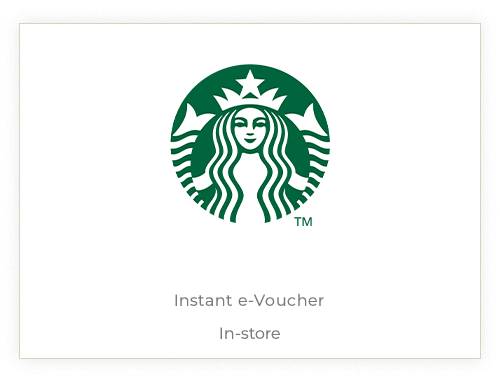 Starbucks Gift Voucher INR 2000